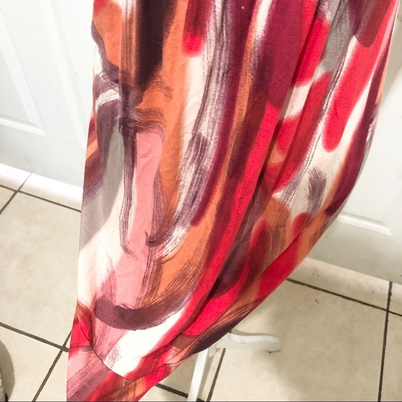 Weston Wear Red Abstract Sleeveless Dress - Picture 6 of 8